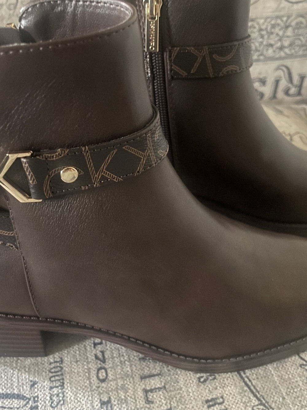 Calvin Klein Rider Boots – Rich Chocolate Brown
